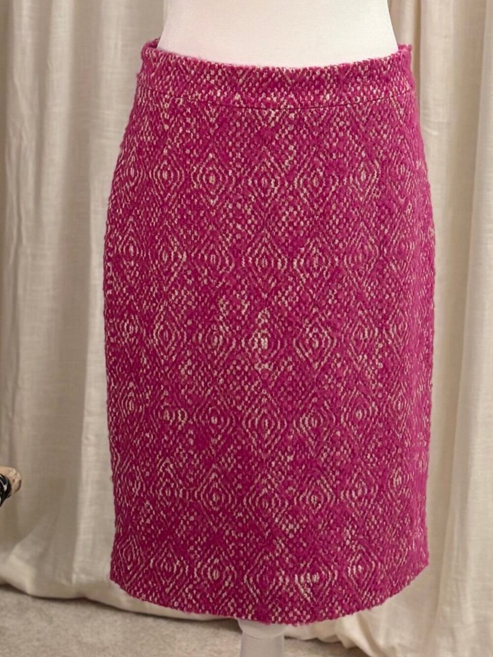J.Crew No. 2 Pencil Skirt in Elle Woods Pink Tweed  Size 4